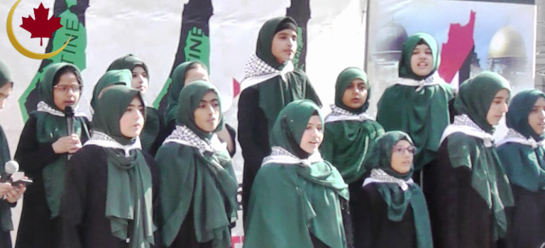 Canadian Children will Sacrifice their Blood for Palestine