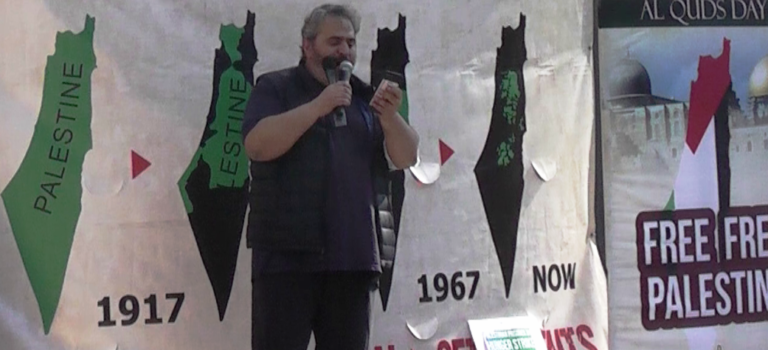 Leader of Palestinian Terrorist Organization Speaks at Toronto al-Quds 2023